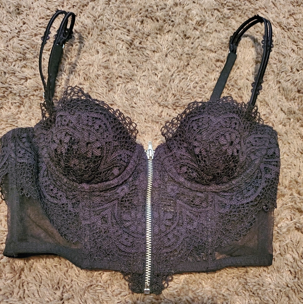 Lightly lined long bustier